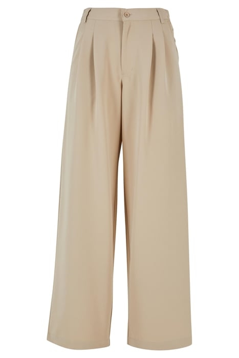 LADIES ULTRA WIDE PLEAT-FRONT PANTS WETSAND 4
