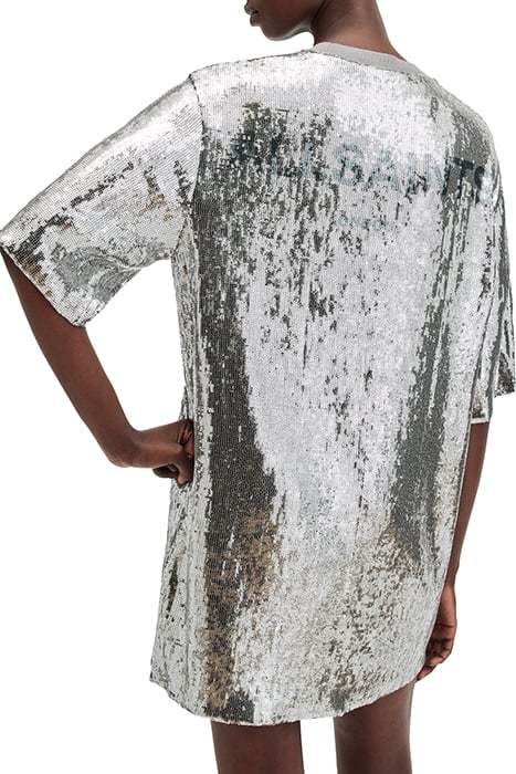 OPAL LOGO DRESS SILVER/BLACK 8