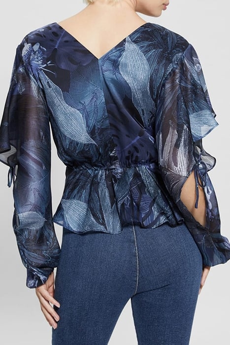 LS SASKIKA DRAPY TOP ETCHED TROPICAL PRIN 6