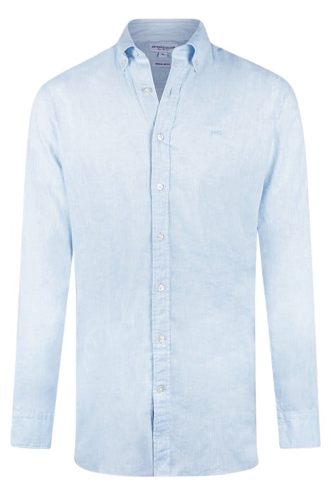 COTTON LINEN SHIRT LIGHT BLUE 4