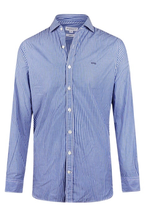 STRIPE SHIRT MEDIUM BLUE 4
