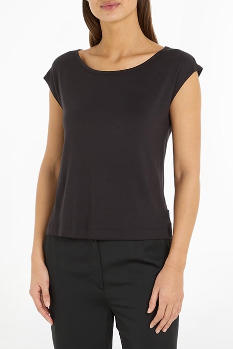 S/S WIDE NECK BLACK 1