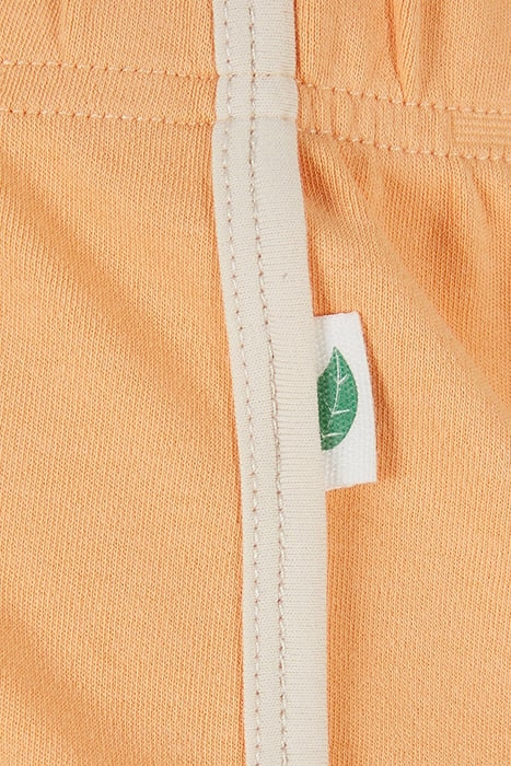 LADIES ORGANIC INTERLOCK RETRO HOTPANTS PALEORANGE/WHITESAND 8
