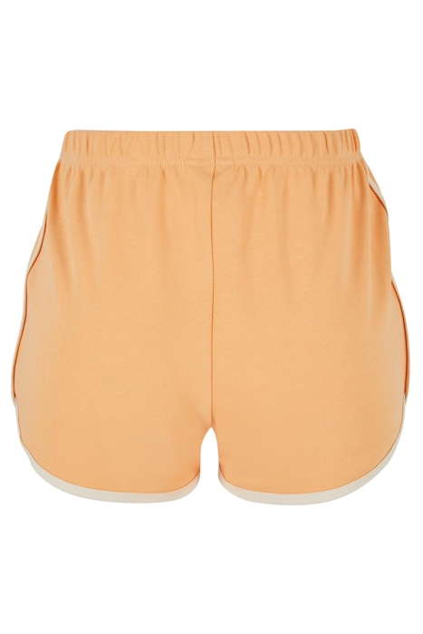LADIES ORGANIC INTERLOCK RETRO HOTPANTS PALEORANGE/WHITESAND 5