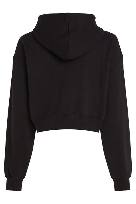 WOVEN LABEL HOODIE CK BLACK 5