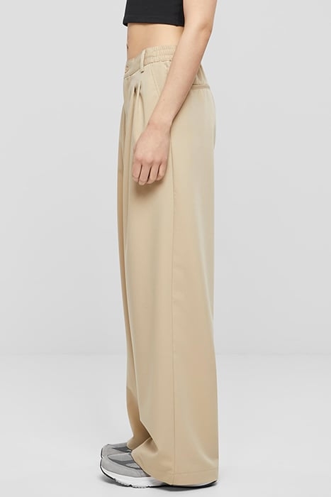 LADIES ULTRA WIDE PLEAT-FRONT PANTS WETSAND 6