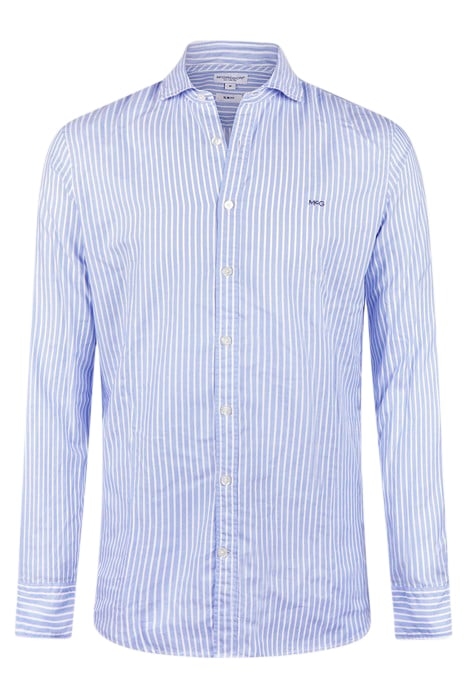 STRIPE SHIRT MEDIUM BLUE 4