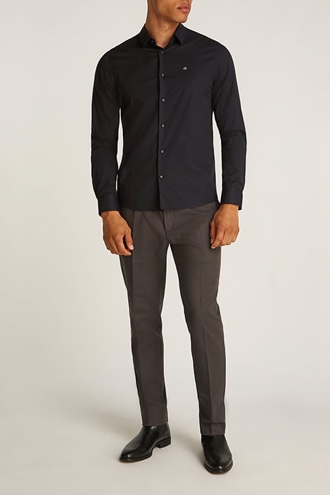 POPLIN STRETCH SLIM CK BLACK 3