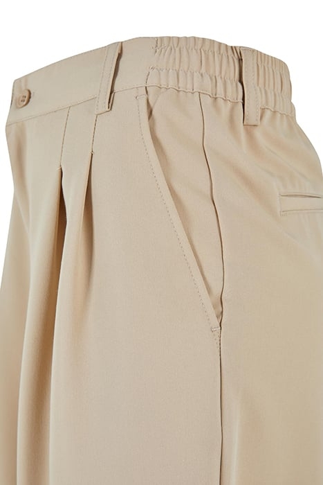 LADIES ULTRA WIDE PLEAT-FRONT PANTS WETSAND 8