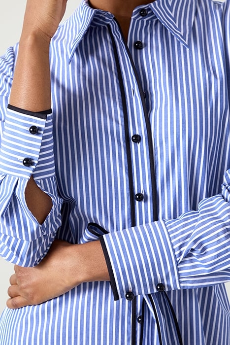 LUCAN SHIRT SHIRT DRESS BLUE/WHITE 5