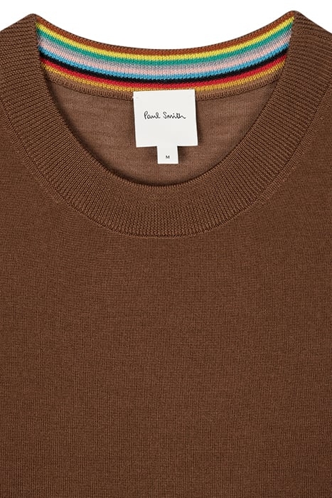 MENS SWEATER CREW NECK MUD 5