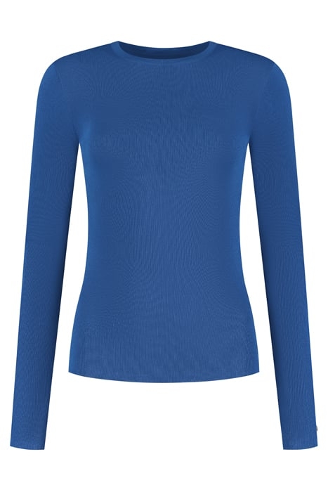 JOLIE TOP LS ROUND NECK NAUTICAL BLUE 1