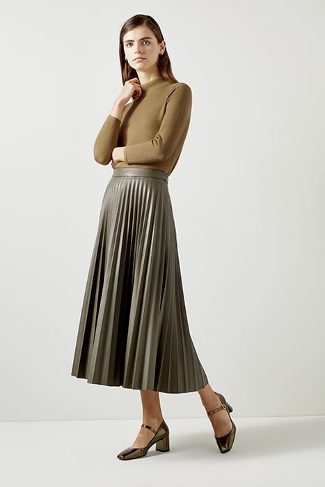 SADIE METALLIC KNITTED SWEATER GOLD 4