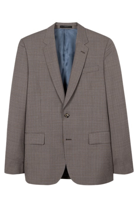 MENS TAILORED FIT 2 BTN JACKET TAUPE 4