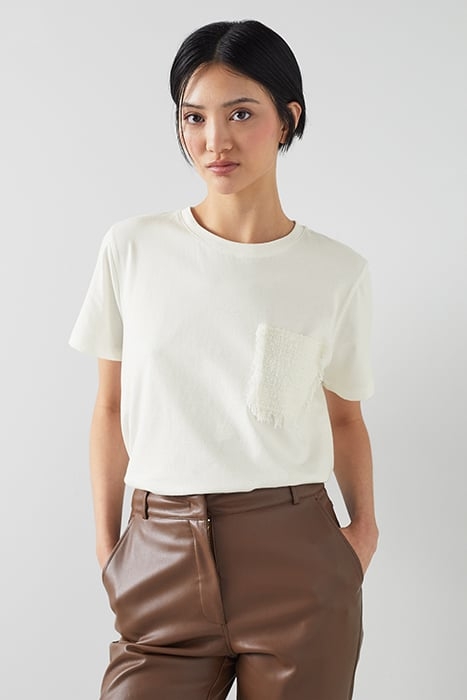 VIVIENNE JERSEY T-SHIRT IVORY 1