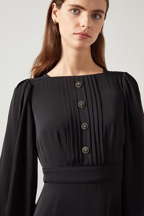 JADE FULL MIDI DRESS BLACK 4