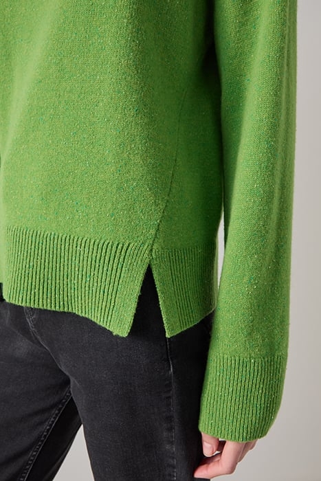 ZOE BOXY KNITTED SWEATER GREEN 5