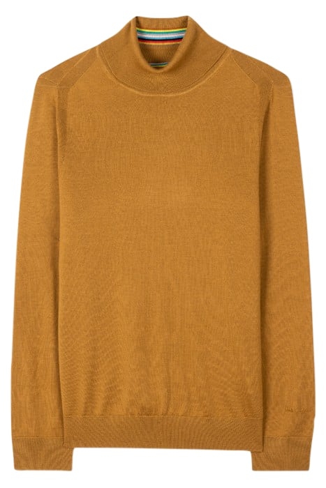 GENTS PULLOVER ROLL NECK HAZELNUT 1