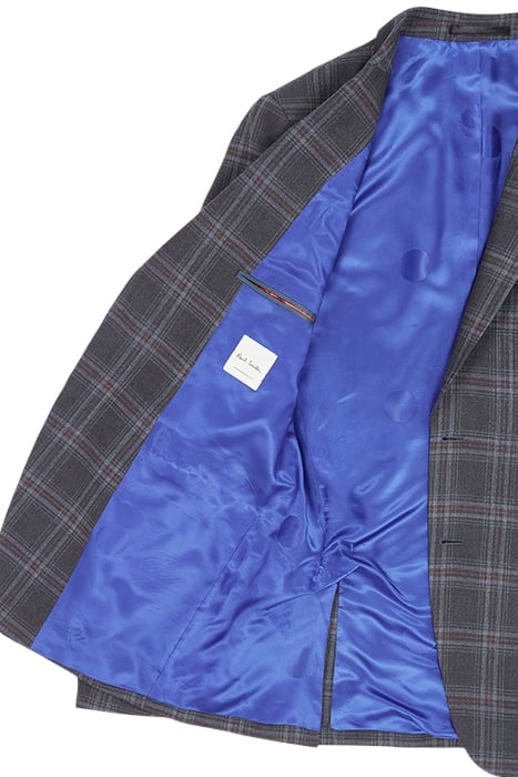 GENTS SLIM FIT 2 BUTTON SUIT GREYISH BLUE 3