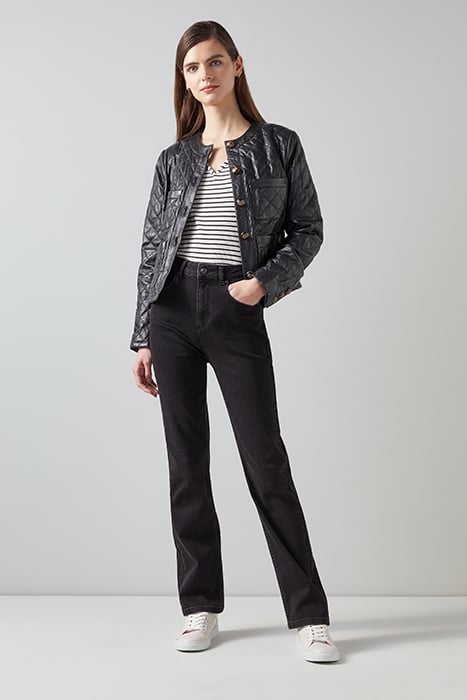 ALICE DENIM STRAIGHT JEANS BLACK 1