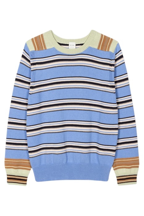 MENS SWEATER CREW NECK BLUE 4