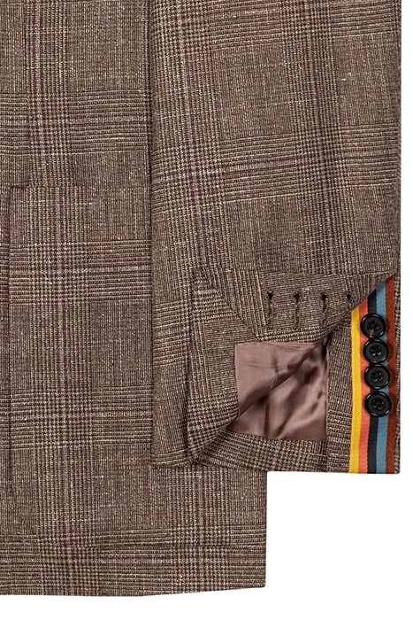 MENS 2 BTN PATCH POCKET JACKET BROWN 7