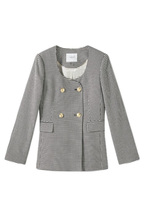 LAURIE - BLAZER BLACK/CREAM 3