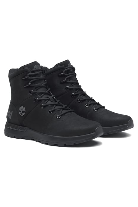 SPRINT TREKKER MID LACE UP SNEAKER BLACK NUBUCK 2