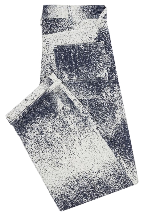 MENS TAPERED LEG JEANS INKY BLUE 5