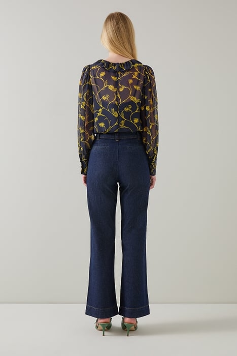 ERIN FLORAL BLOUS NAVY 3