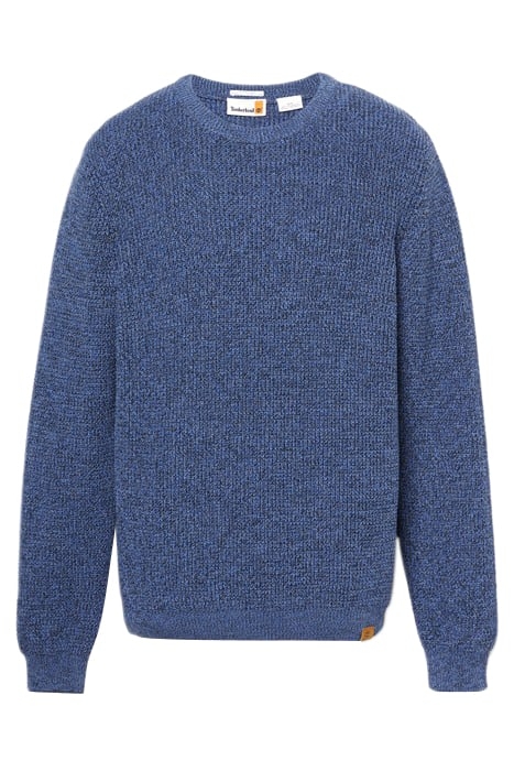 WILLIAMS RIVER CREW NECK SWEATER DARK SAPPHIRE HEATHER 4