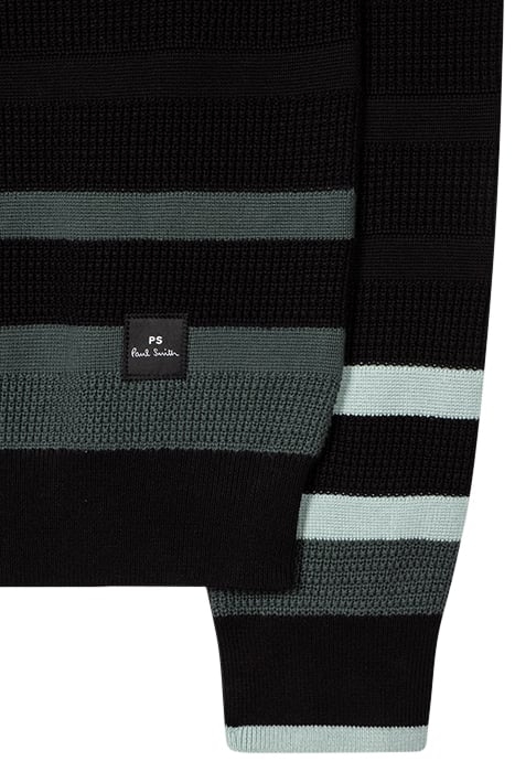 MENS SWEATER CREW NECK BLACK 8