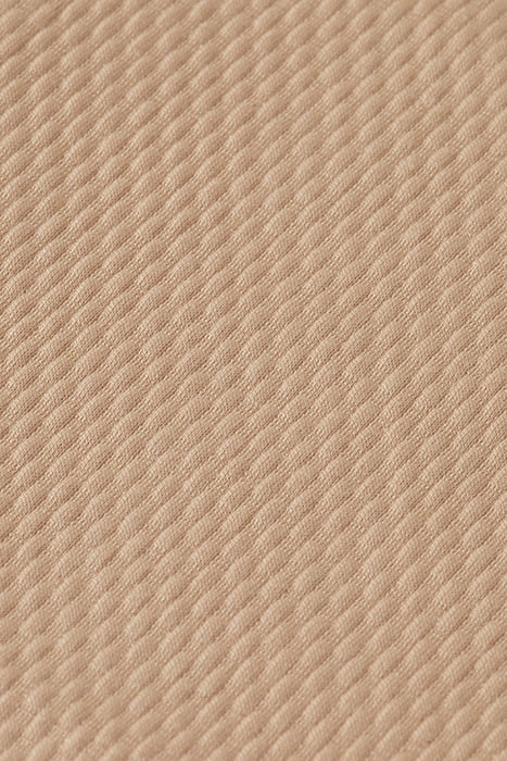 SS POPCORN JERSEY CAMP SHIRT LT PASTEL BROWN 3