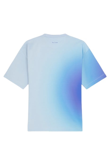 MENS TSHIRT OMBRE DOT PRINT BLUE 4