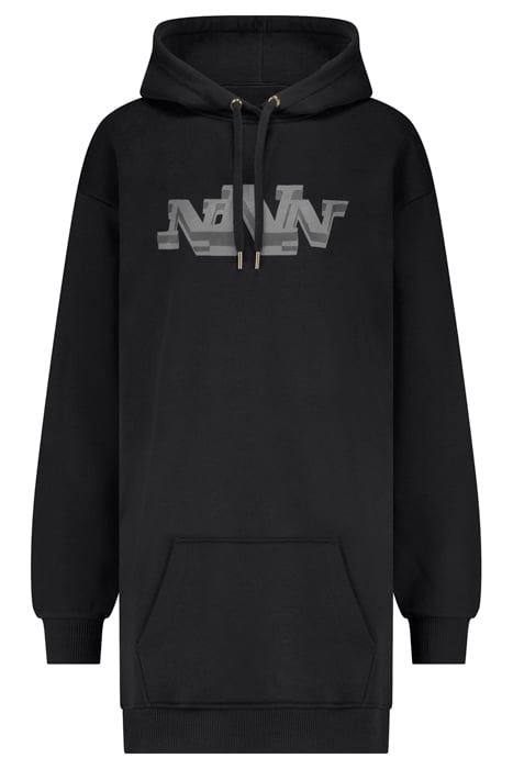 TRIPLE N HOODIEDRESS BLACK 1