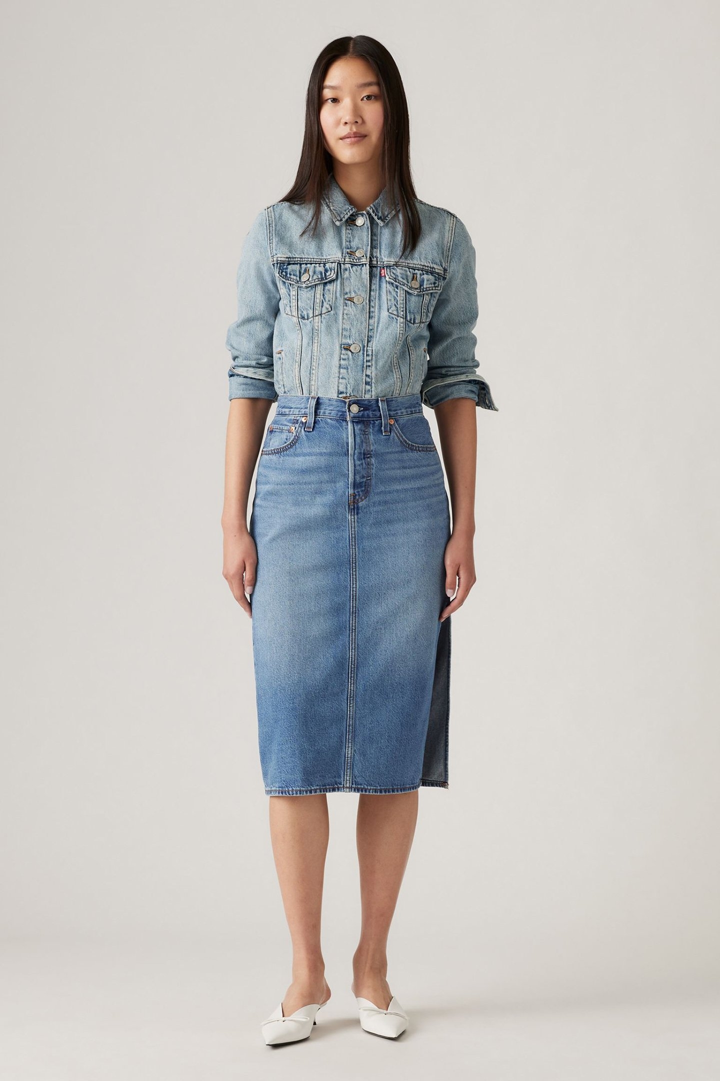 SIDE SLIT SKIRT ARTIST DIVIDED 2