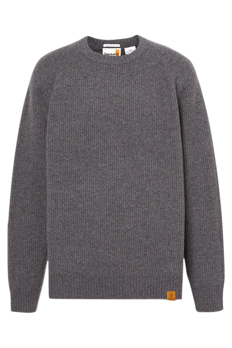 PHILLIPS BROOK RAGLAN SLEEVE CREW NECK SWEATER DARK GREY HEA 4
