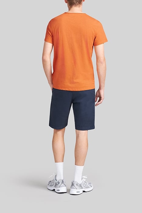 ORANGE ORGANIC COTTON ESSENTIAL ROUND-NECK T-SHIRT 4