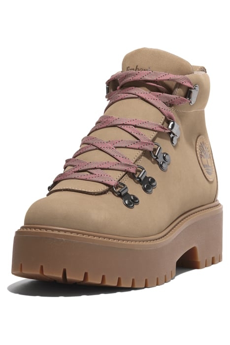 STONE STREET MID LACE UP BOOT MEDIUM BEIGE NUBUCK 7