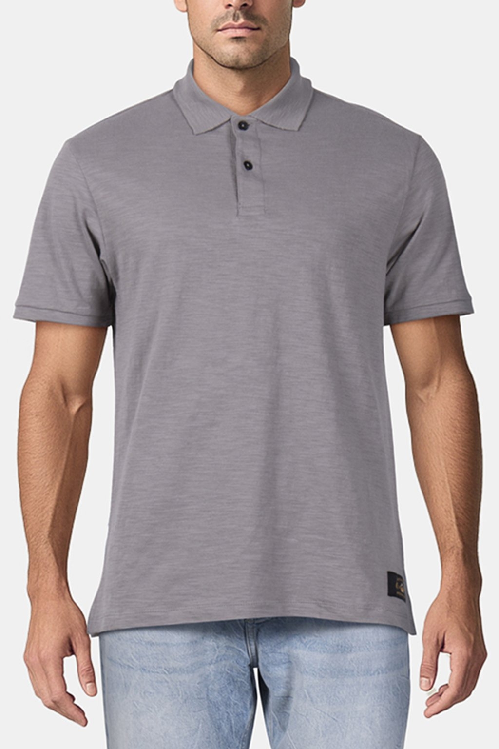 SLUB SS POLO ASPHALT 1