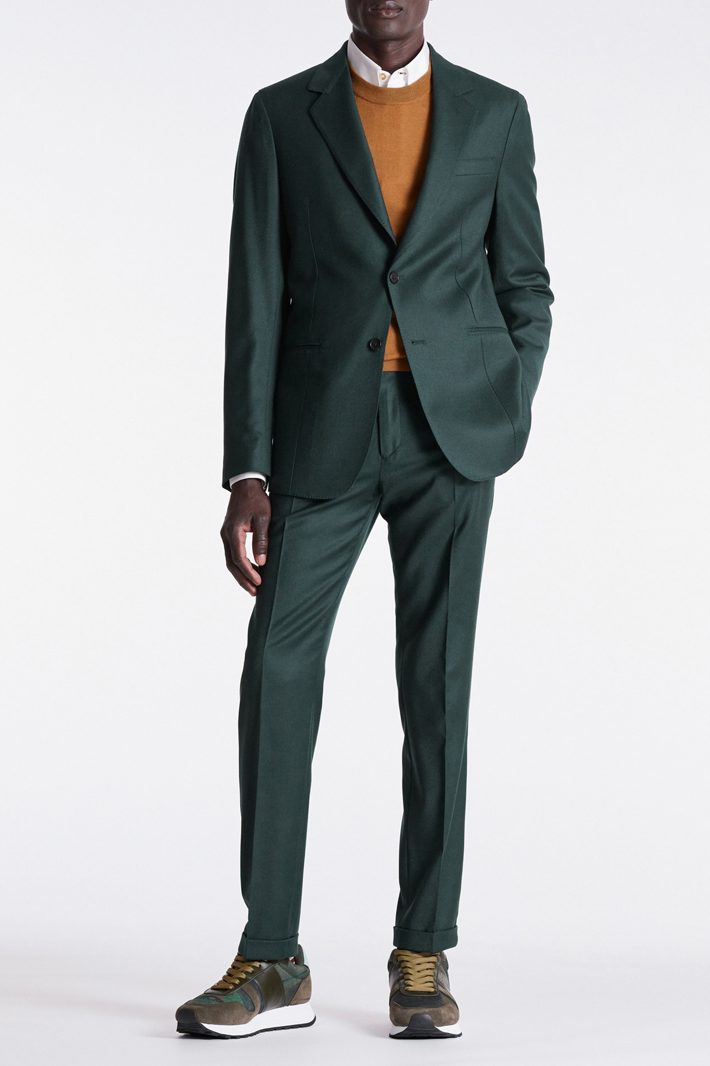 GENTS 2BTN JACKET GREEN 3