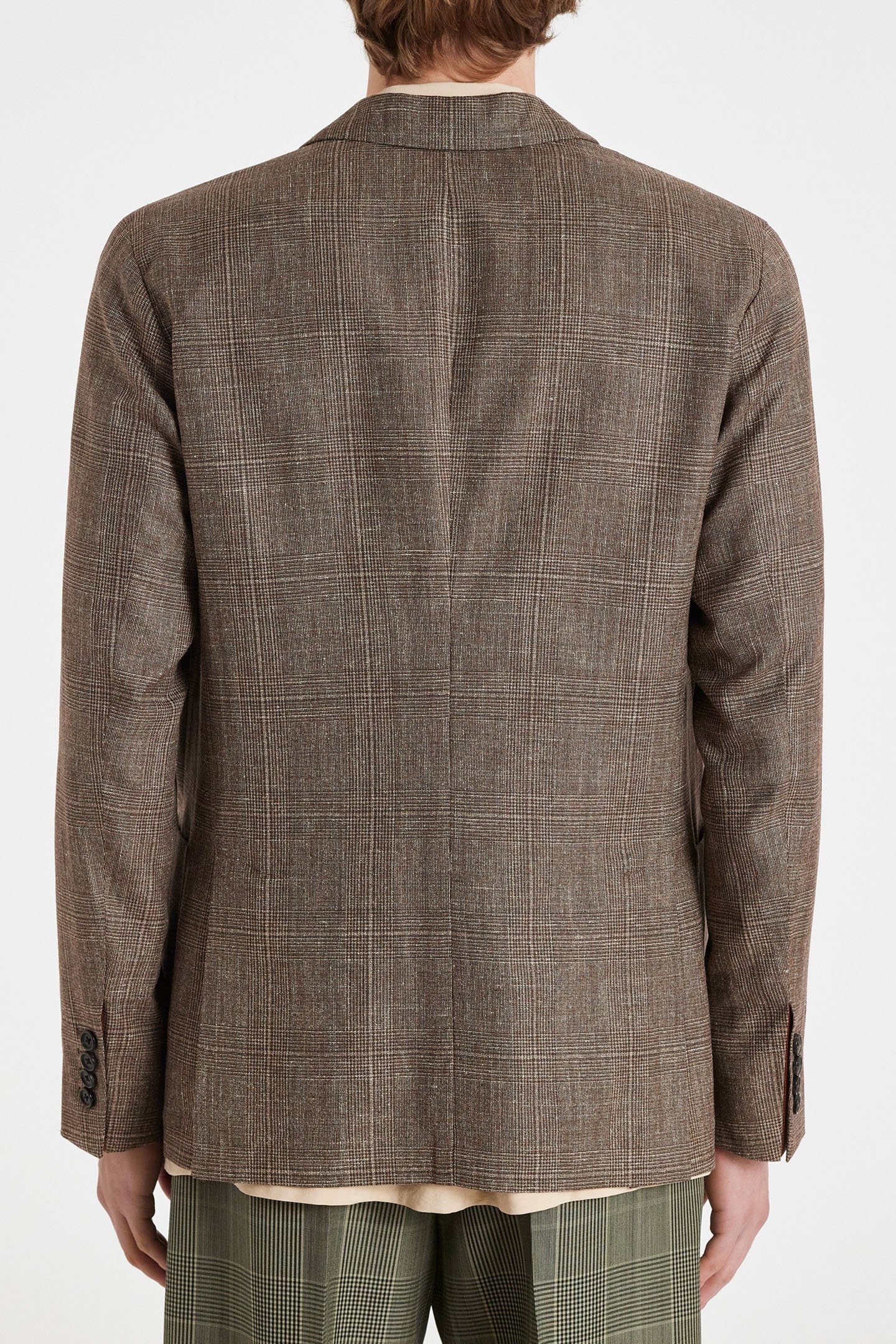 MENS 2 BTN PATCH POCKET JACKET BROWN 2