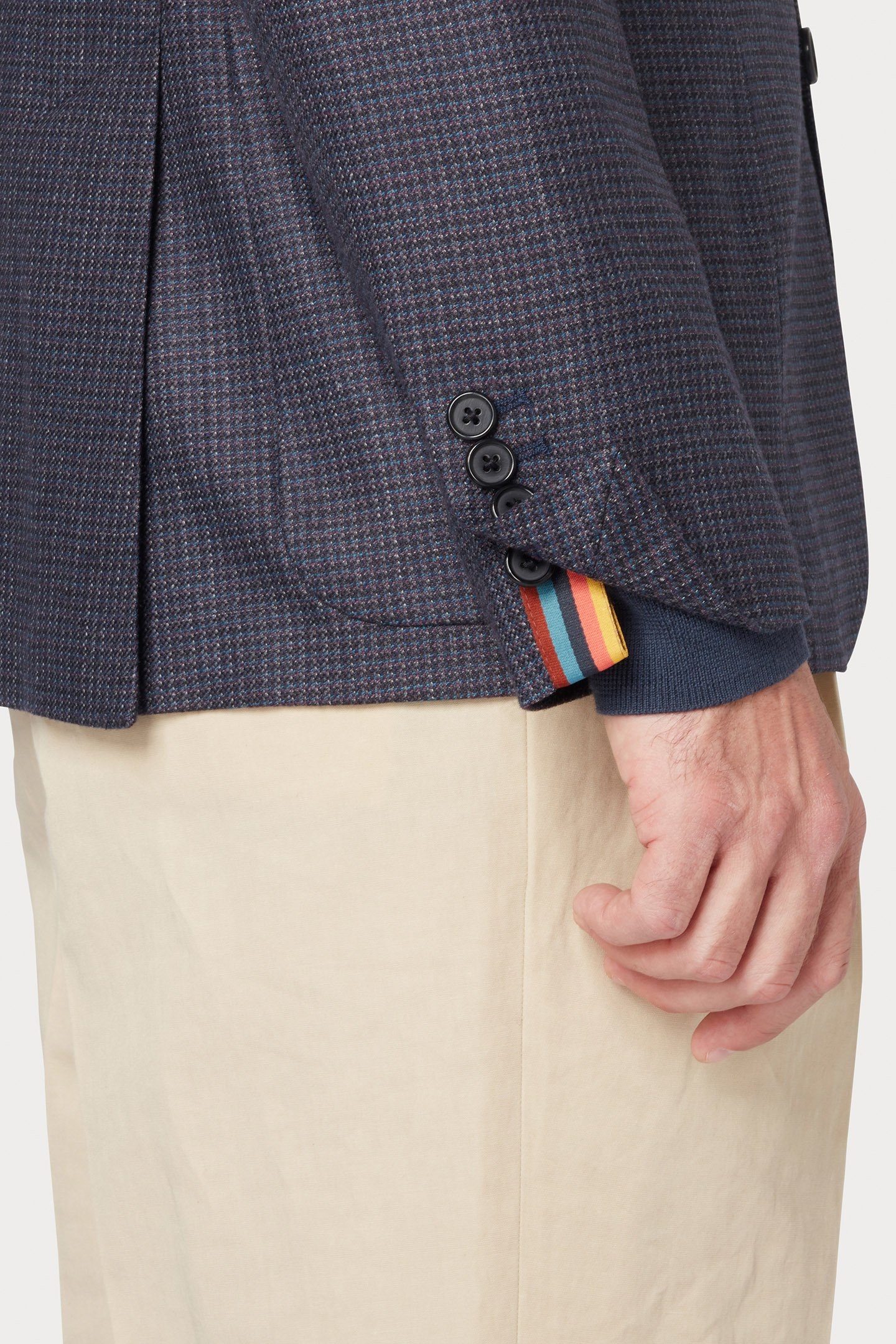 MENS 2 BTN PATCH POCKET JACKET MAUVE 4