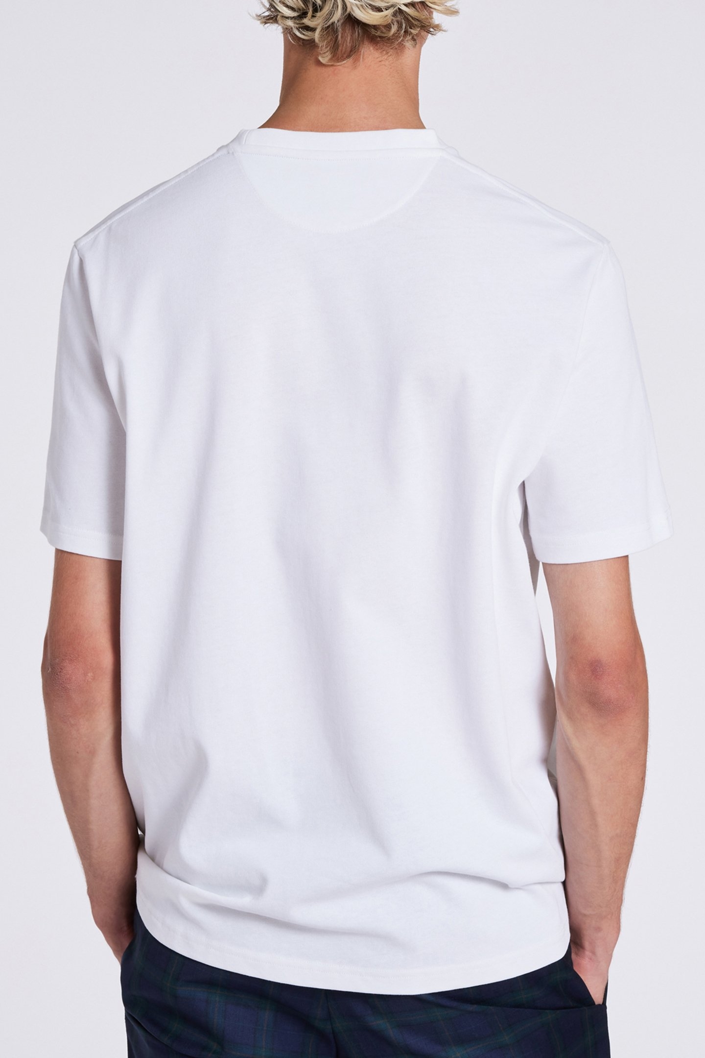MENS LOGO PRINT TSHIRT WHITE 2