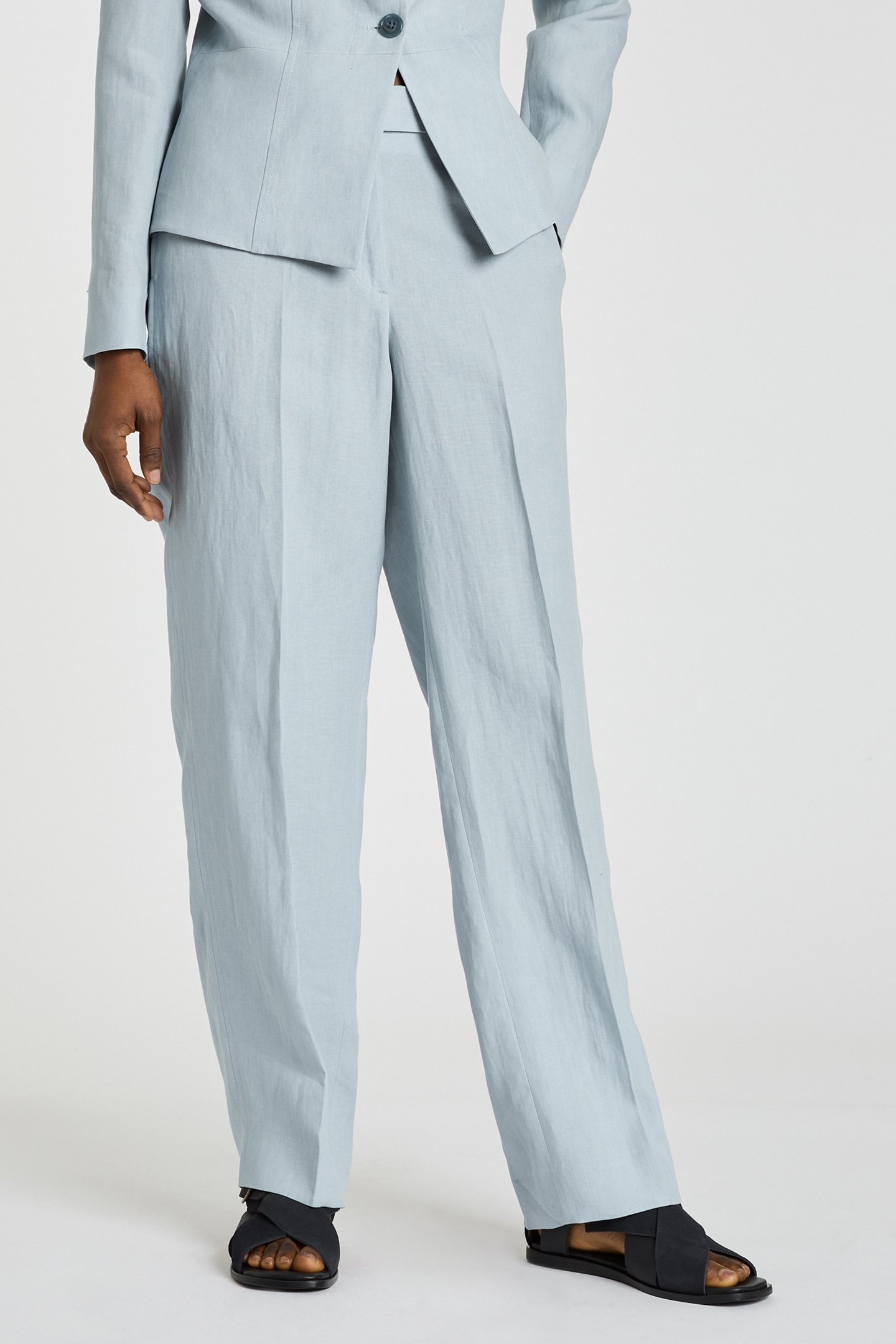 WOMENS TROUSERS LIGHT BLUE 1