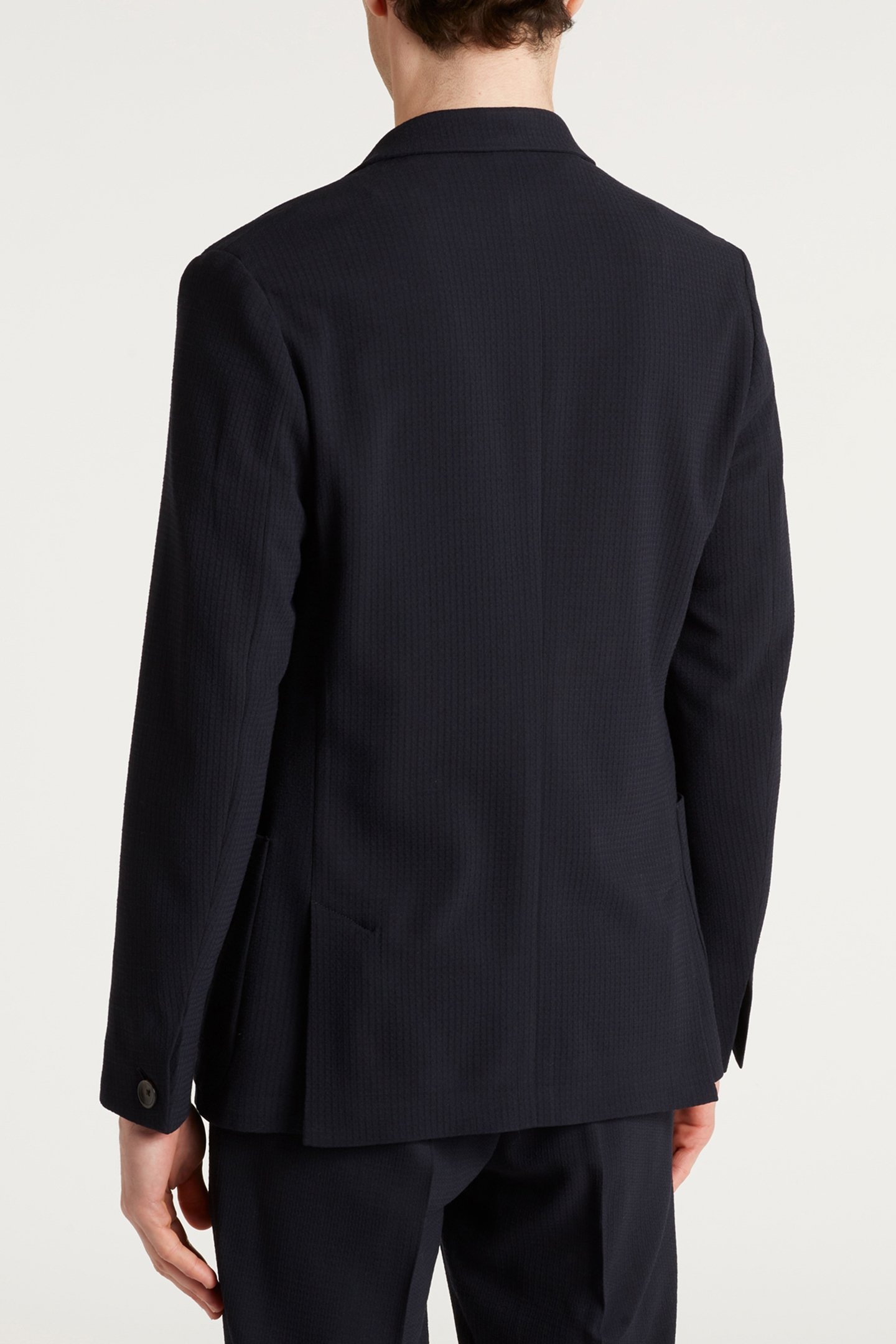 GENTS DB PATCH POCKET JACKET VERY DARK NAVY 2