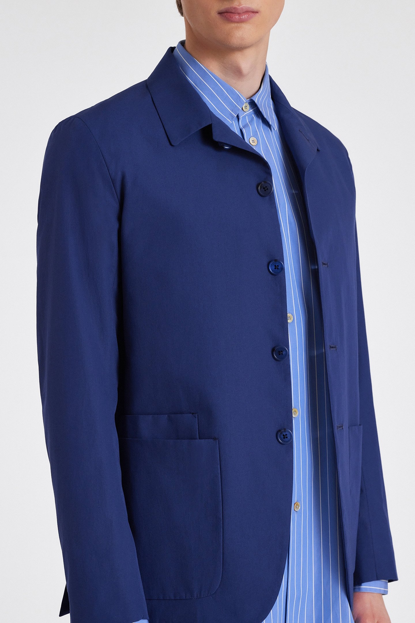 MENS 2BTN JACKET INDIGO 5