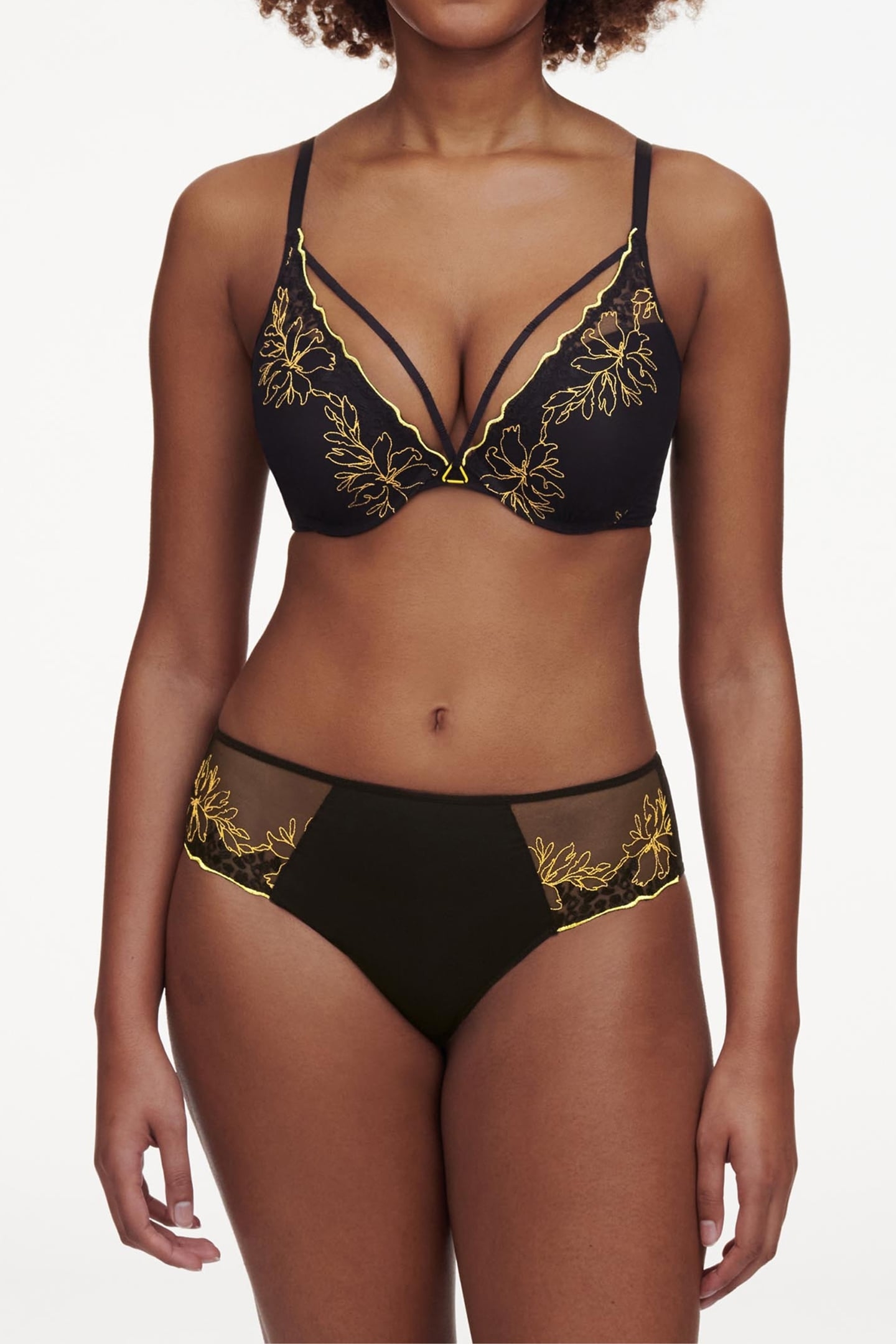 CO BRA TSHIRT PUSH BLACK/YELLOW 1