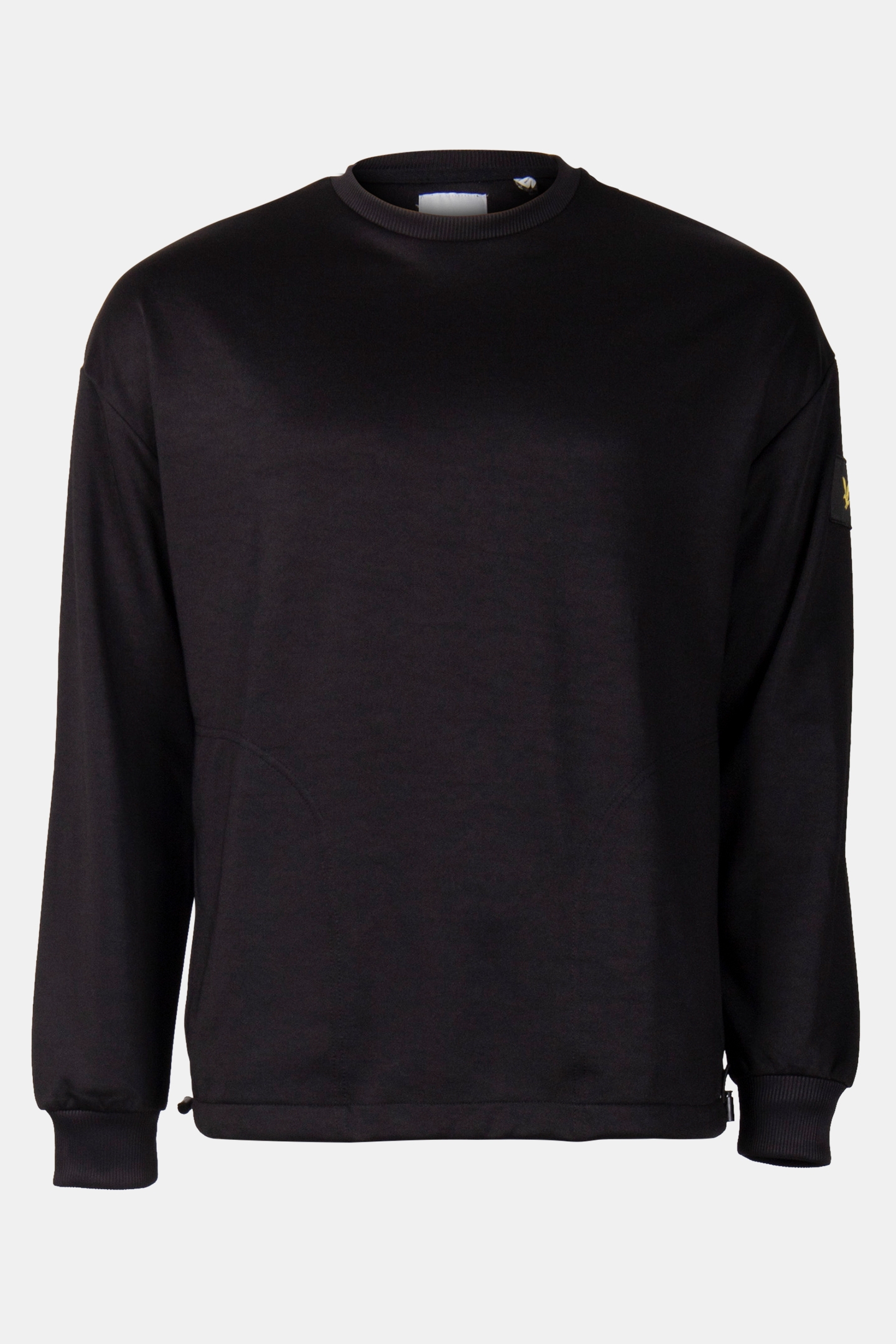 GATHERED SWEATSHIRT JET BLACK 3
