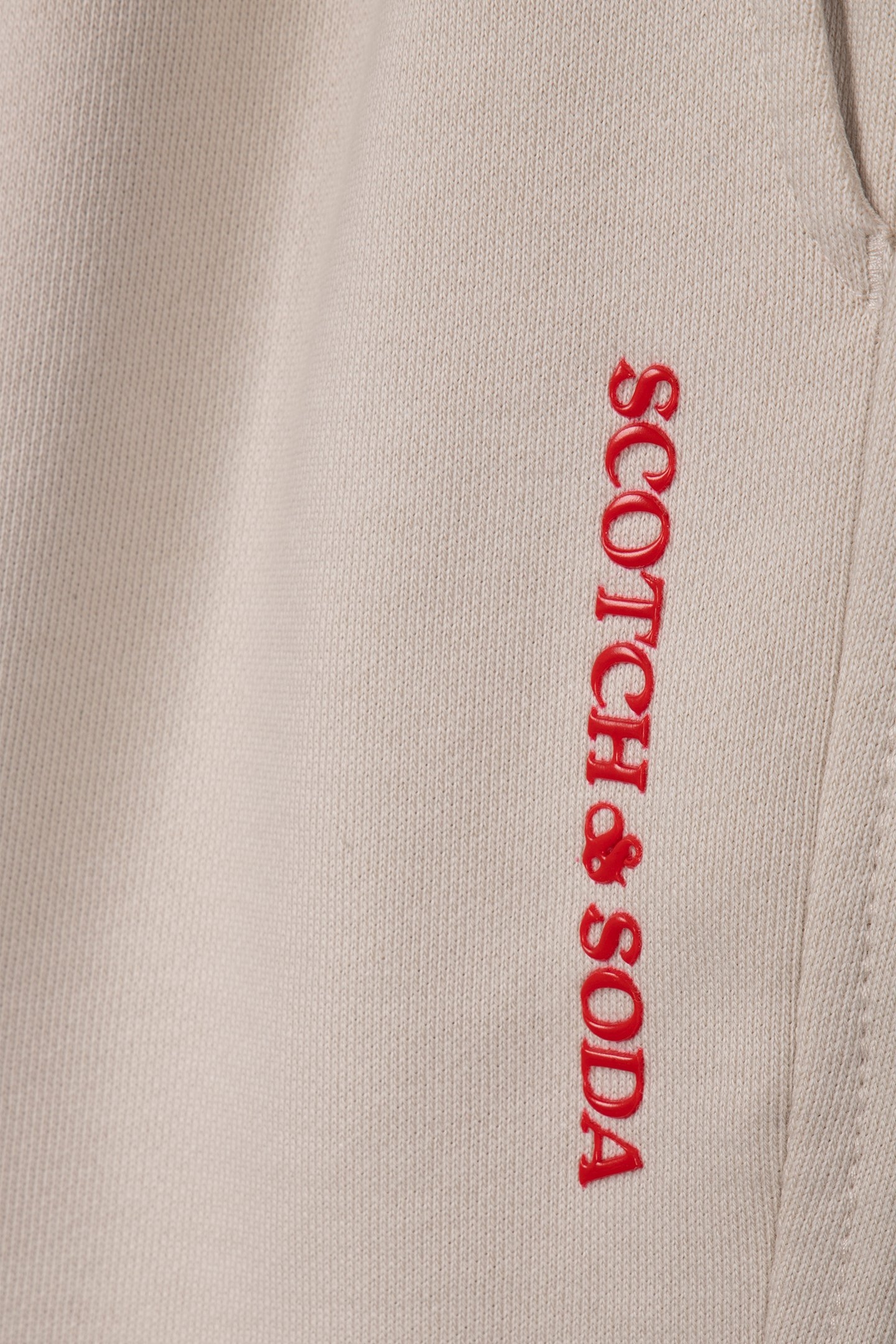 UNISEX ORGANIC COTTON SWEATSHORTS STONE 4